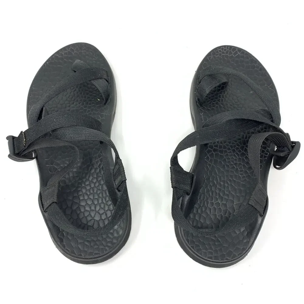 Chaco Men's Size 12 Z/2 Classic Sport Sandal Buckle Straps Black